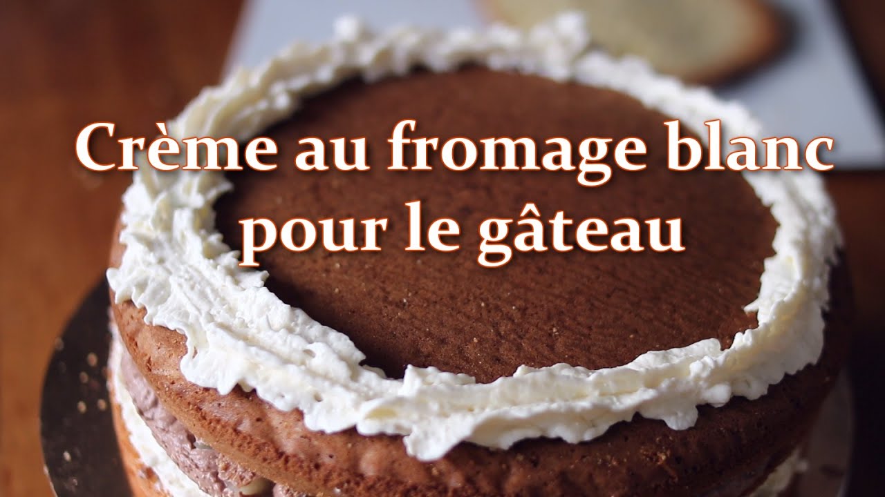 Crème au fromage blanc pour gâteau - Recette facile et rapide | Délicieux Gâteaux avec Alexa