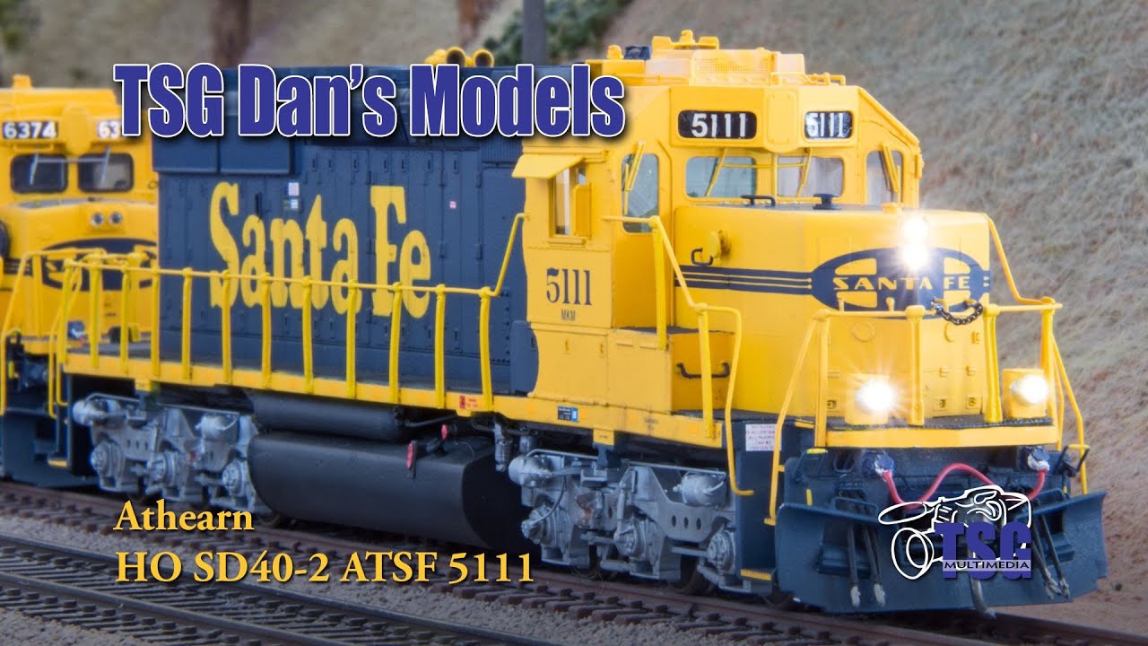HO Scale SD40-2 Santa Fe Dan's Models