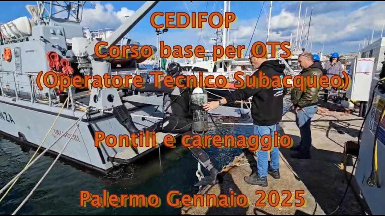 CEDIFOP Corso base per O.T.S. (Operatore Tecnico Subacqueo)