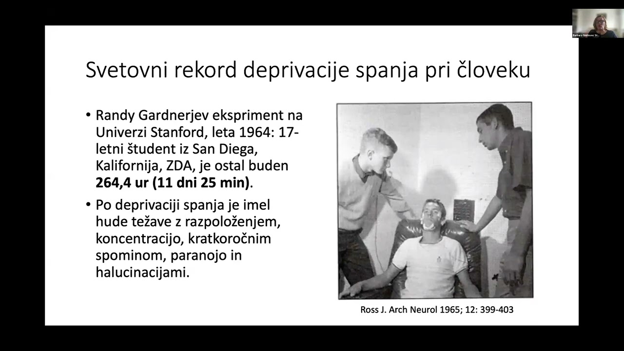 Razvoj in pomen spanja pri otrocih, doc. dr.  Barbara Gnidovec Stražišar