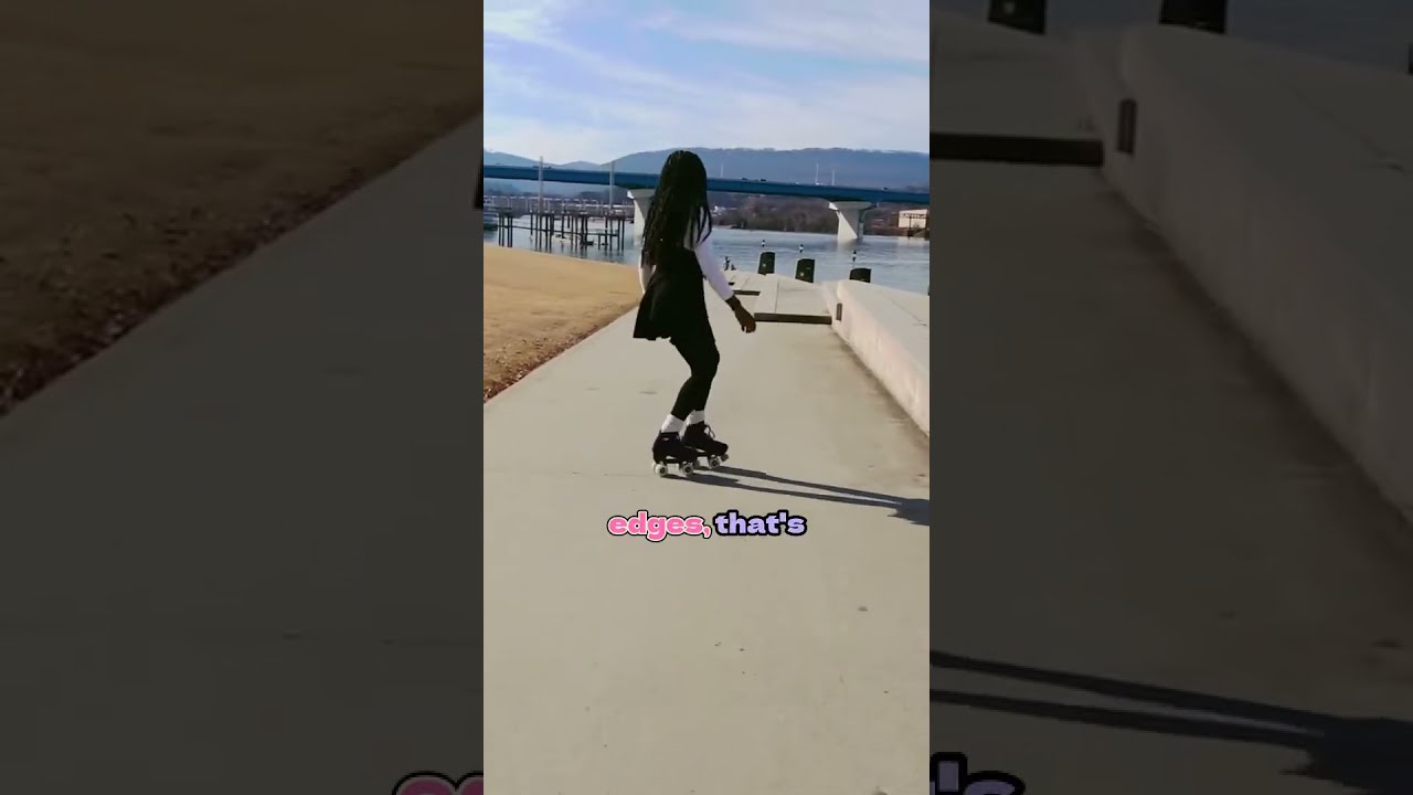 stopping on skates tip: Weight Shifting #rollerskating