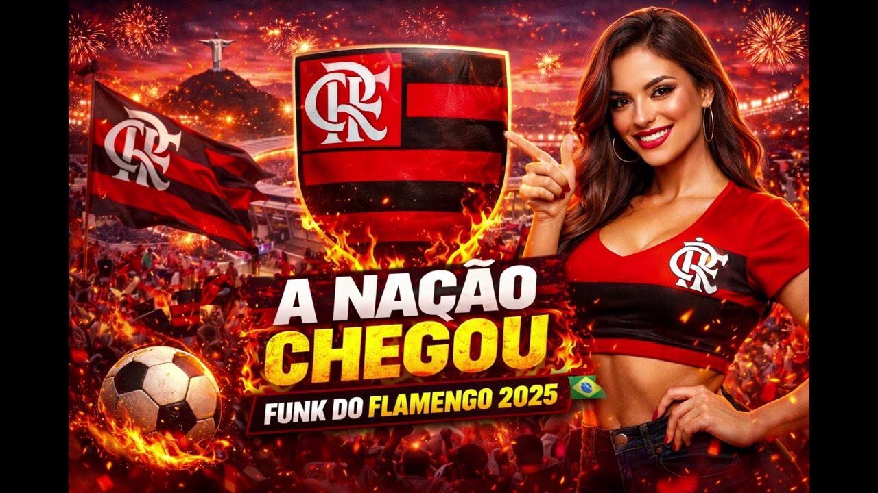 A NAÇÃO CHEGOU | FUNK DO FLAMENGO 2025 | MÚSICA DA TORCIDA 🔥