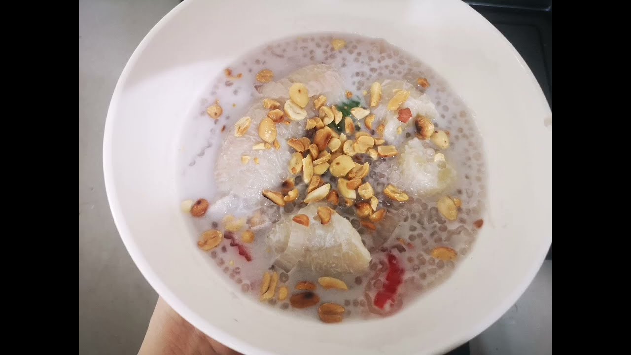 Chè chuối bột báng cốt dừa thơm ngon dễ nấu ai ăn cũng ghiền #satrungtho #food #chechuoi