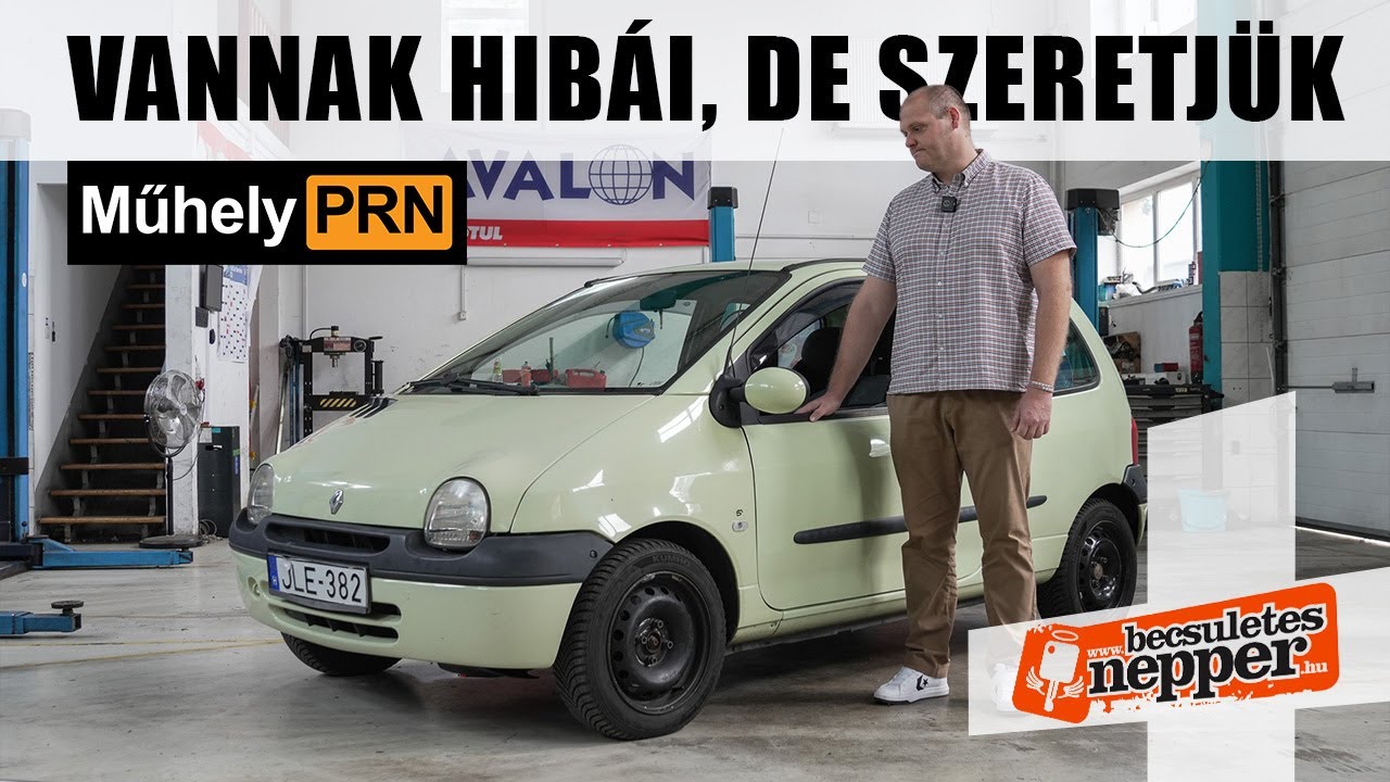 Olcsó, automata autóra mindig van igény! – Renault Twingo 1,2 16V QuickShift – 2004 – MűhelyPRN 323.
