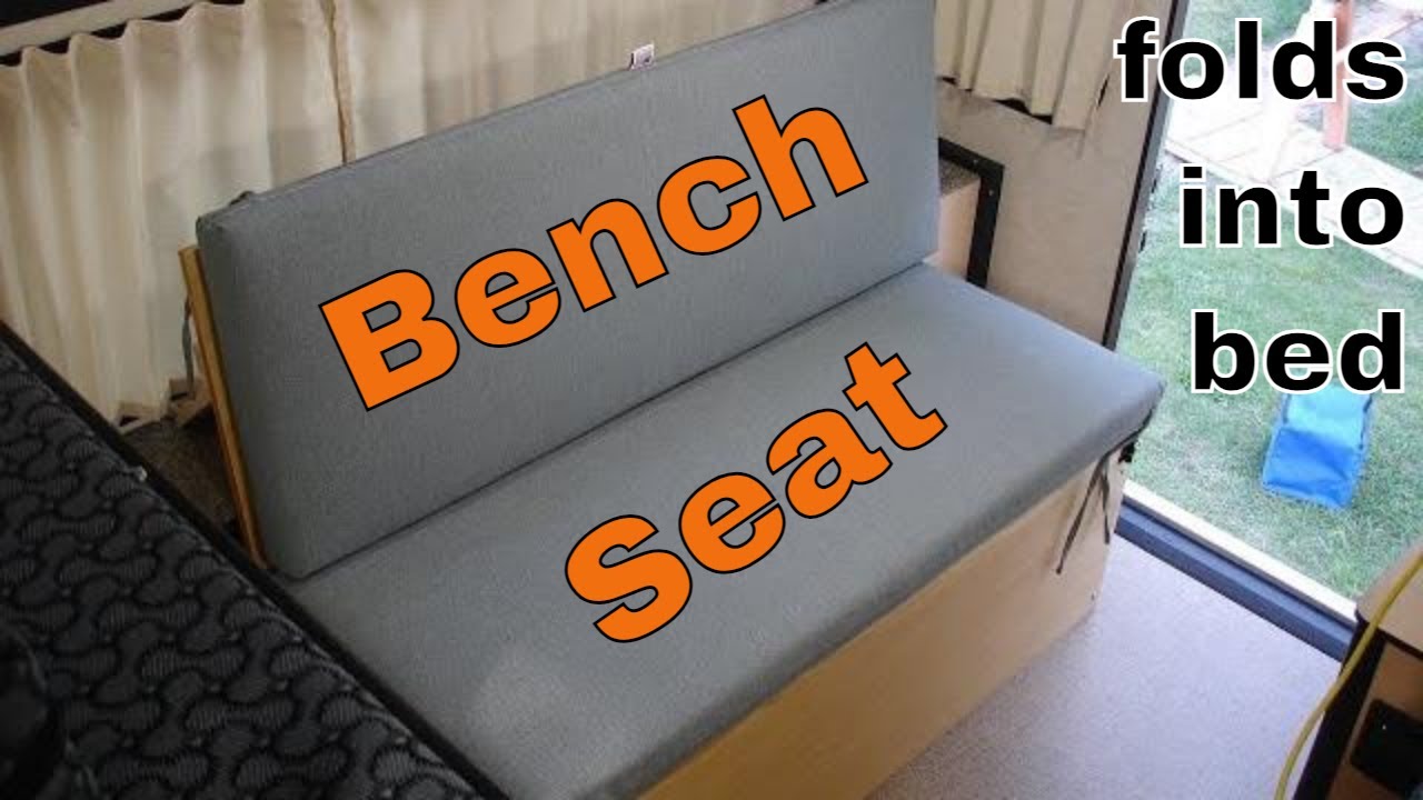 Fold Down Bench Seat: Four Wheel Camper Shell Buildout #4