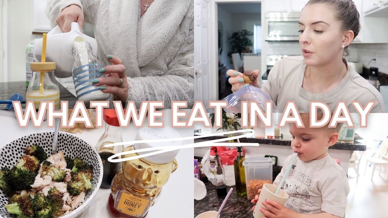 WHAT WE EAT IN A DAY 2022 🍴🍌🥞🍓 | MOM + KIDS AGES 2 & 4 | KAYLA BUELL