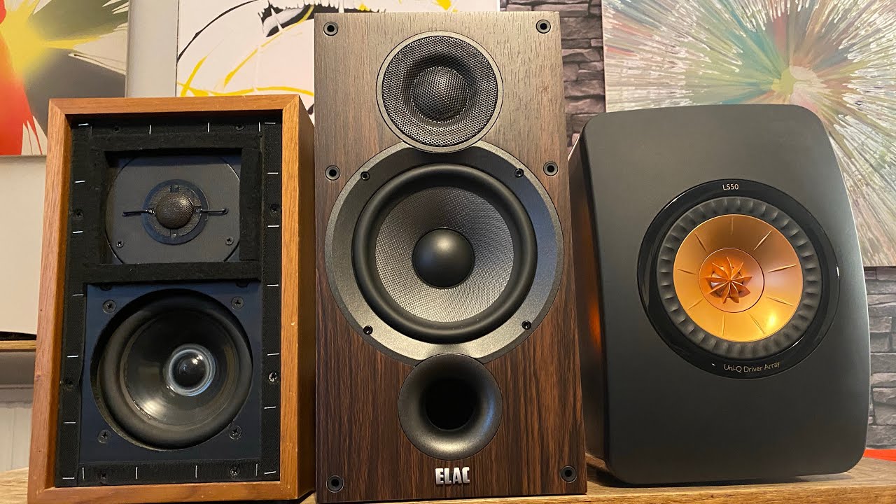 В чем разница? Колонки 300/700/2400 фунтов стерлингов..Elac debut 6.2, KEF LS50 и Rogers LS35a