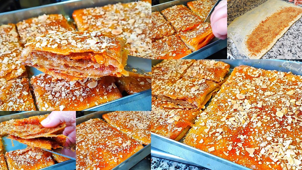 أحسن مسمن حلو فالفرن👌بدون سكر وبلا توراق سهل سريع والمذاق روعة مكيدورش فاليوتيوب لعشاق المذاق الرفيع