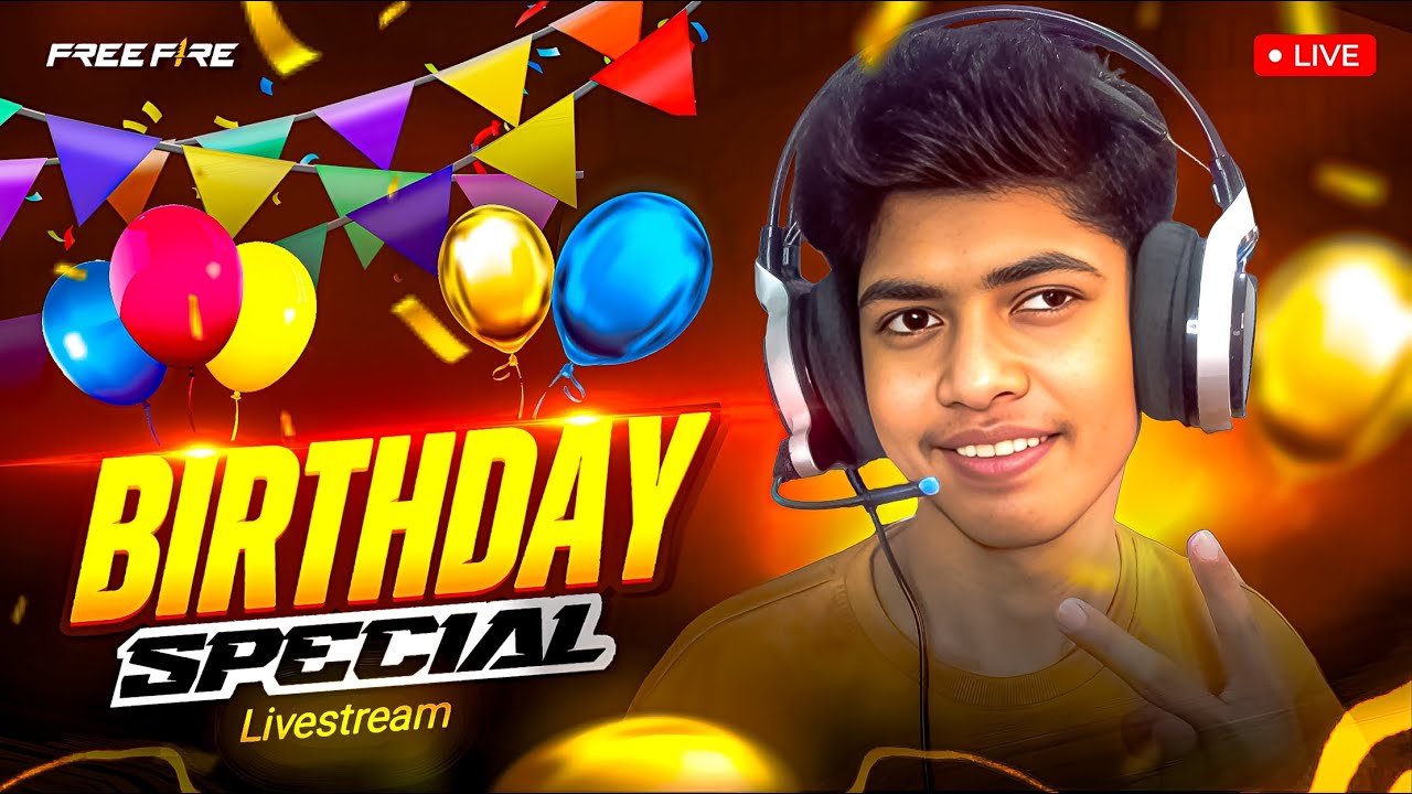 Birthday 🎂Special Live Stream  | 🚀 INSANE New Season Br Rank Push Grind | 🎮 Pushing Like a Beast