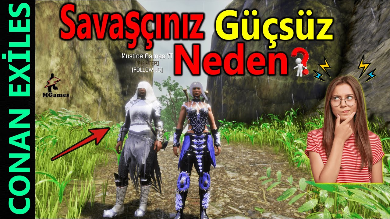 🔴Conan Exiles - Savaşçınız Neden Güçsüz ? Özel Bilgi /2022