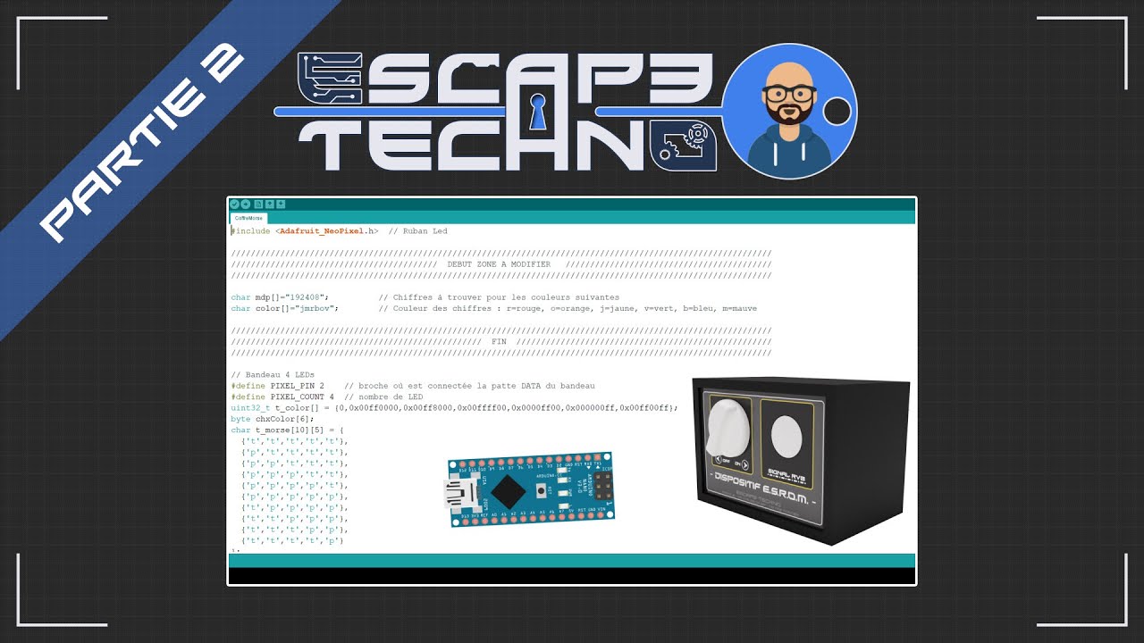 🔑 DIY - Dispositif E.S.R.O.M 2/2 - Escape Game 🔑