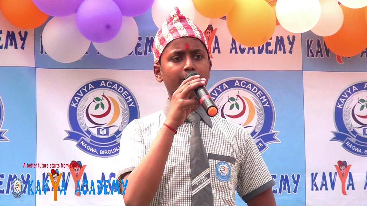 Speech by Class 4 student Mr  Abhiraj Kushwaha