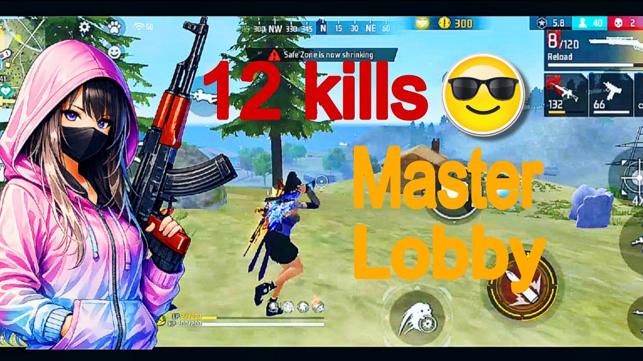 Elite Master Lobby Me 12 Kills 😈 Winchester & G36 Power😱 | Free Fire ranked match | Hanae Gaming💞