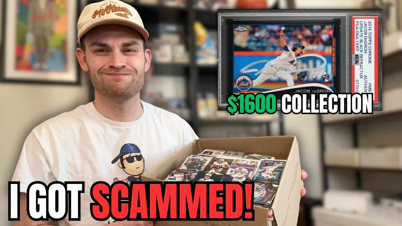 I Bought A Collection For $1600 & Got Scammed 😳🤦📉 Sports Cards Gone Wrong
