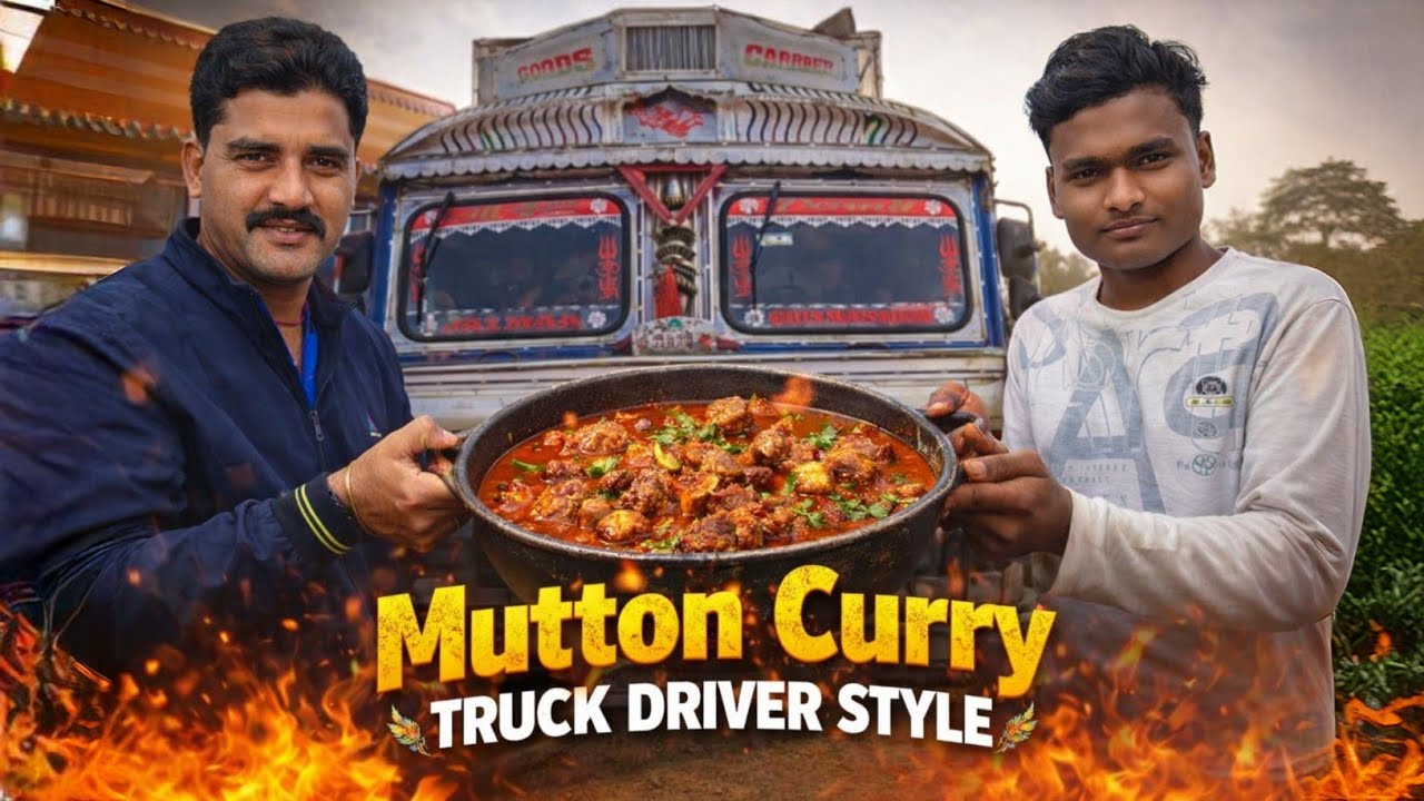 Aaj Unique Style Mein Bana Mutton curry || Truck Hamara Unloading Ho Gaya 