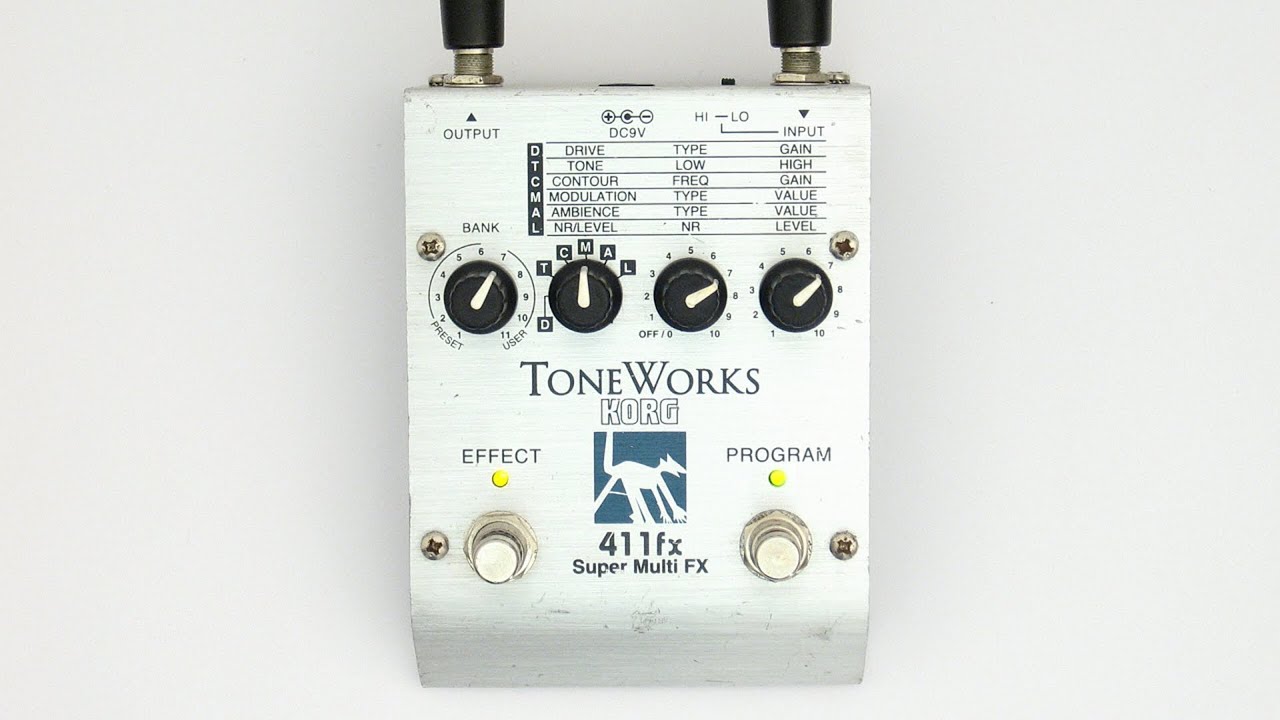 KORG ToneWorks 411fx Super Multi FX Demo