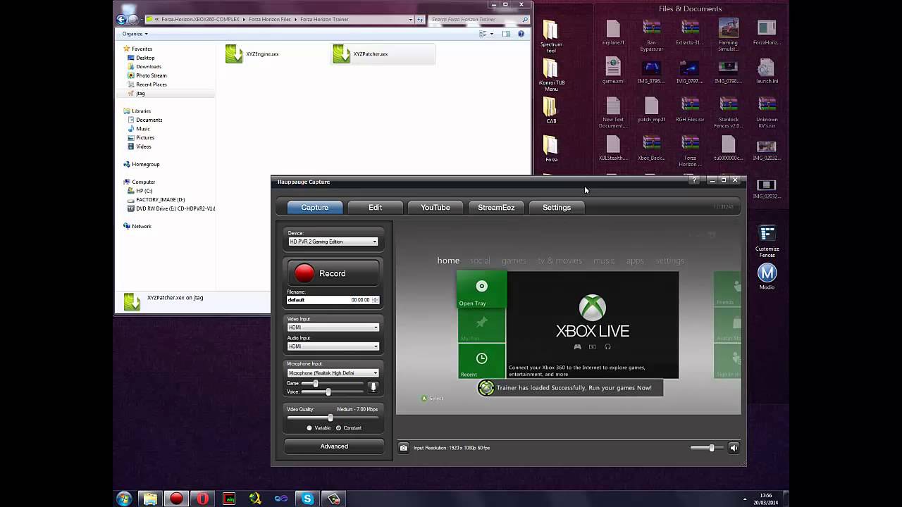 Forza Horizon Trainer RGH Mods TU0-TU4