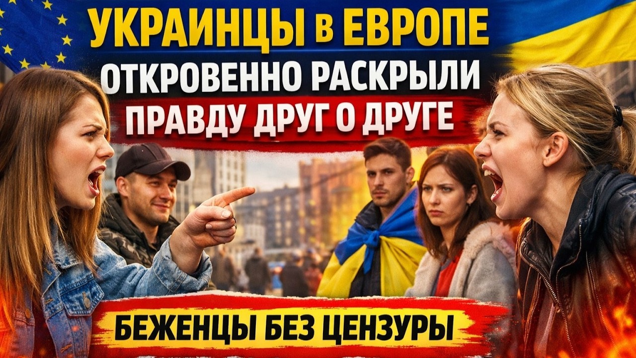 Украинцы в Европе откровенно рассказали правду друг о друге  Беженцы без цензуры