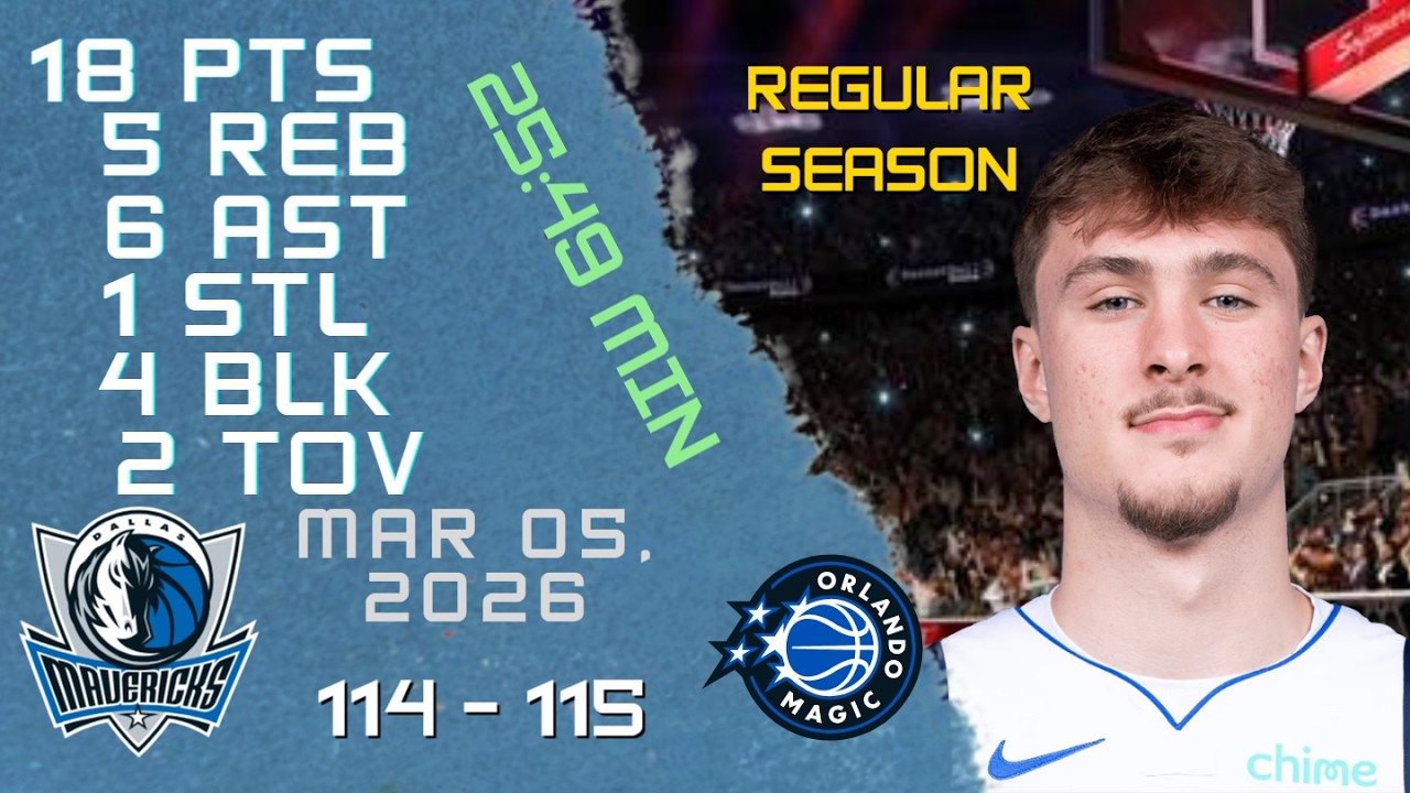 Cooper Flagg Player Full High Lowlights vs MAGIC 05 03 2026 NBA REGULAR SEASON Game
