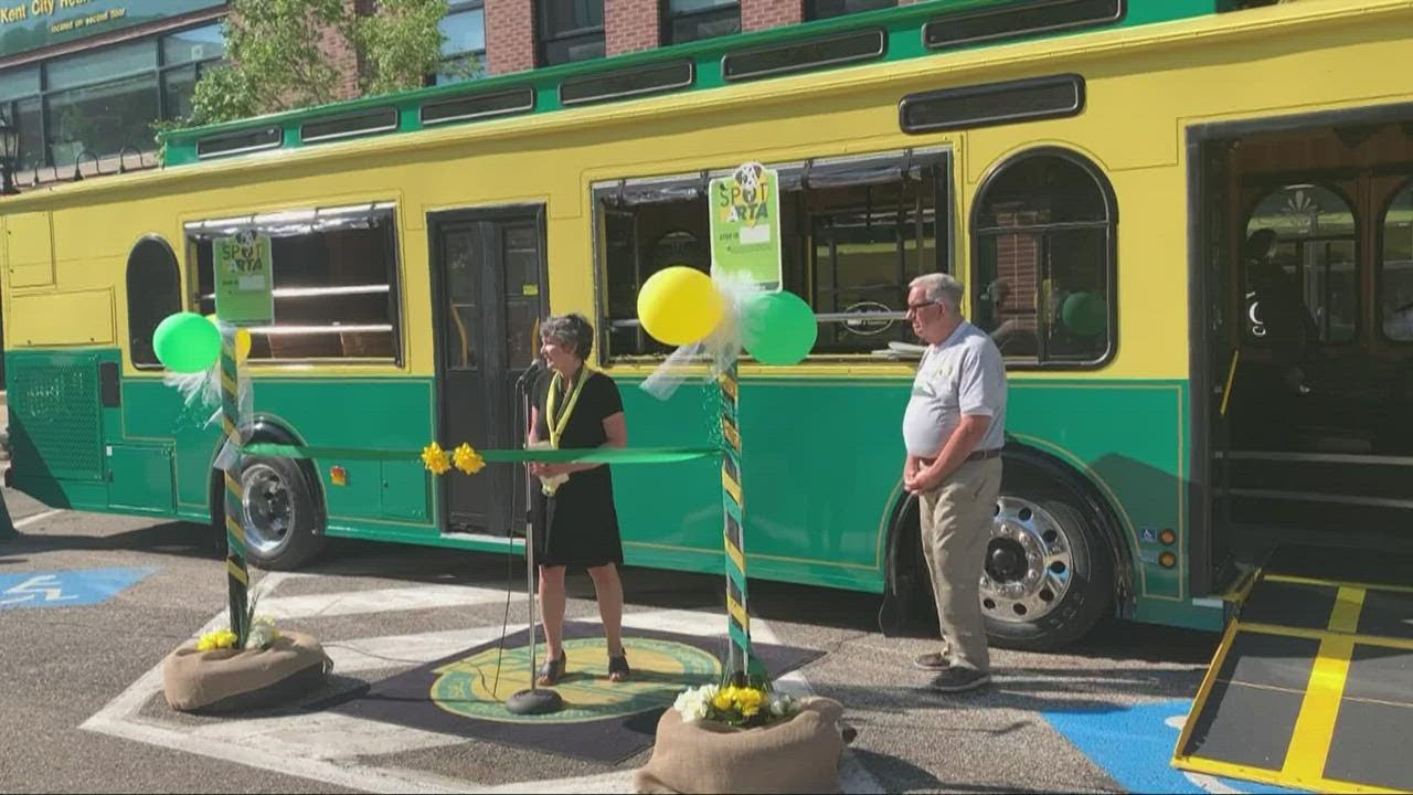 PARTA in Portage County launches 'Polly the Trolley' bus in Kent as part of new service