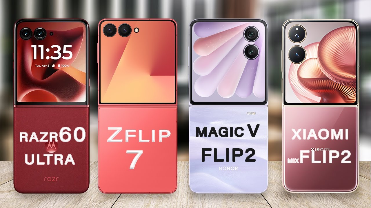 Samsung Z Flip7 Vs Moto Razr 60 Ultra Vs Honor Magic V Flip 2 Vs Xiaomi Mix Flip 2
