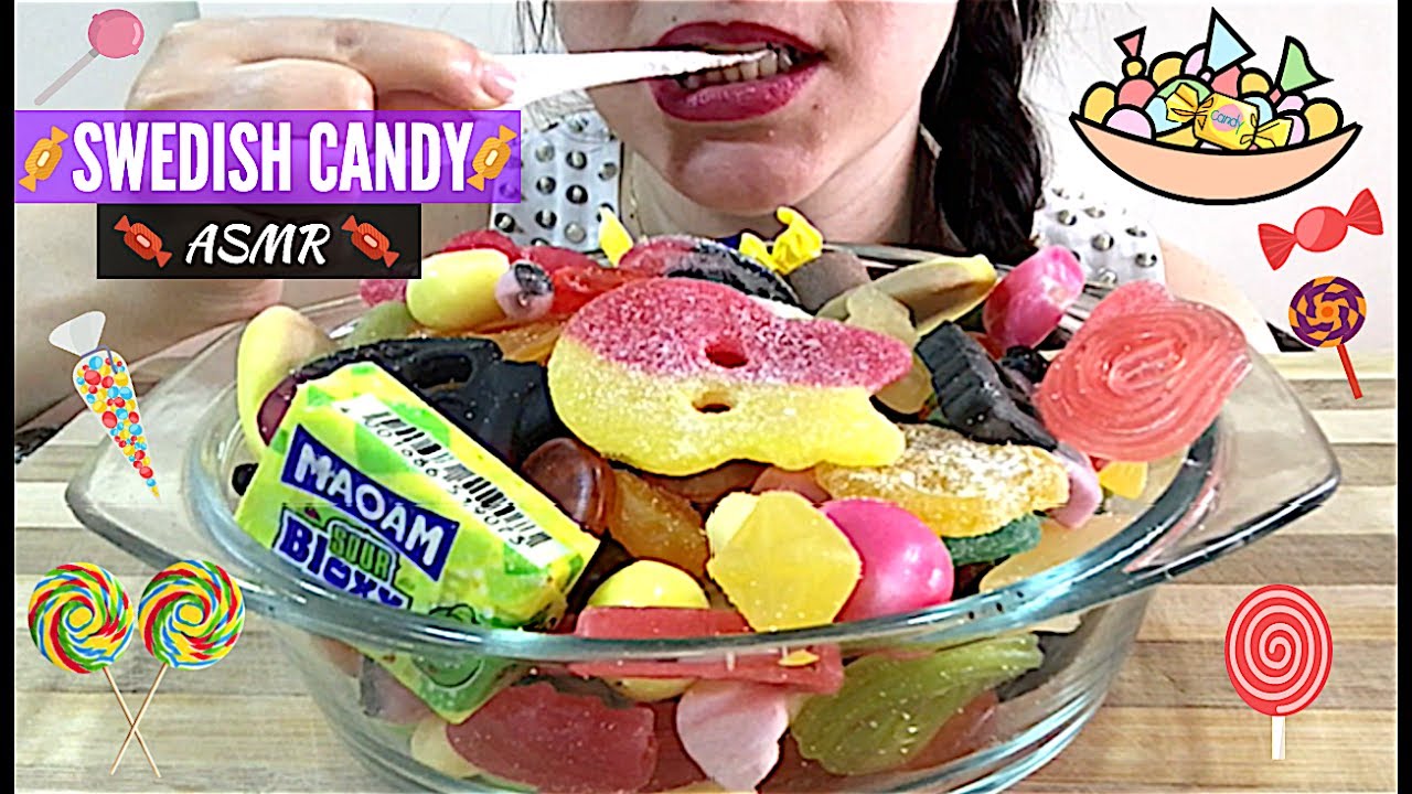 ASMR - THE BEST SWEDISH CANDY ASMR EVER | Eating Show | MUKBANG | Soft & Chewy Eating Sounds |