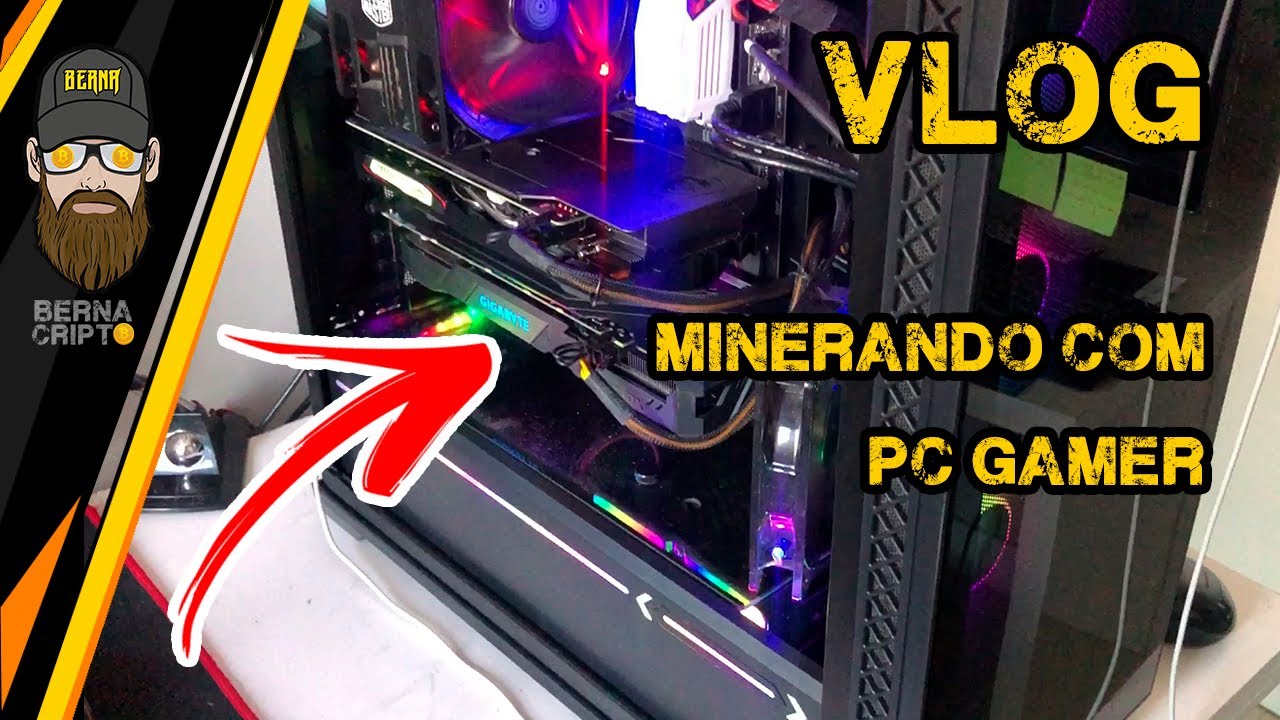 VLOG DE SEXTA: MINERA&Ccedil;&Atilde;O COM RIG E PC GAMER JUNTO DA CERTO? DUAS PLACAS EM 1 PC - BERNA CRIPTO