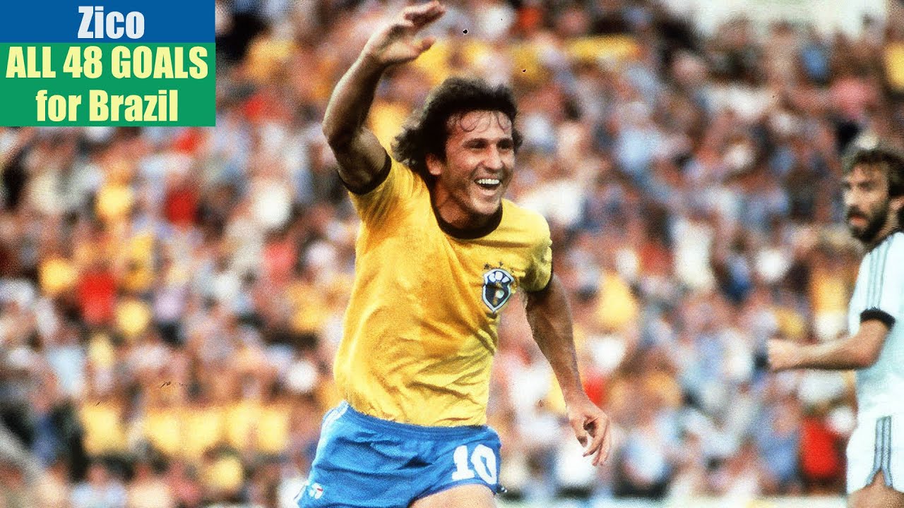 Zico ◉ All 48 Goals for Brazil 🇧🇷