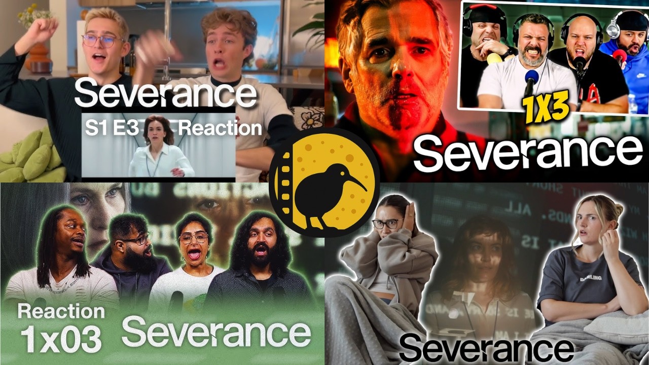 First Timers REACTION to Severance 1x3 || FULL Episode Medley Compilation || Episode 3 Fan Mashup