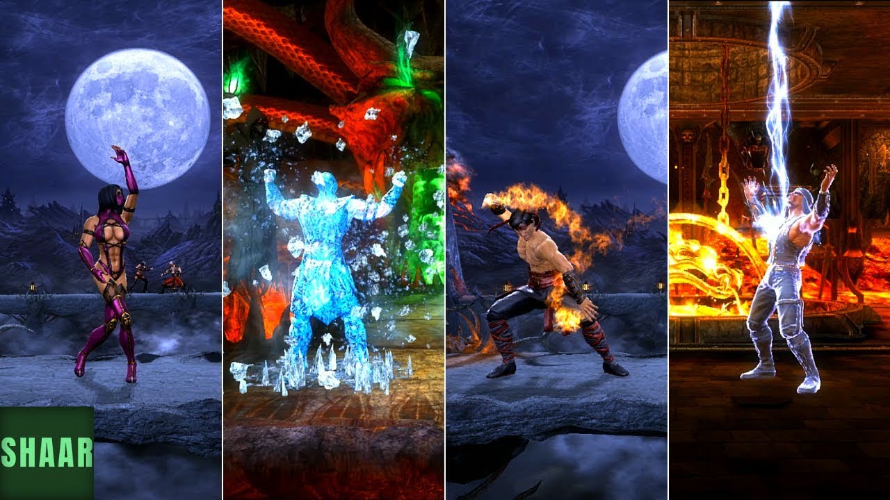 Mortal Kombat Komplete Edition - All Characters Intros with Camera Mod