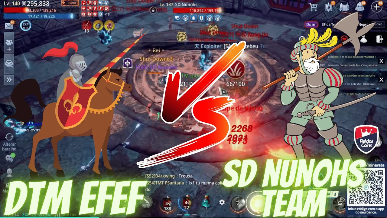 MIR4 IT SHOULD BE 1V1 BUT??? SADGEEE (DTM EFEF) VS ( SD NUNOHS) #mir4 #mir4global
