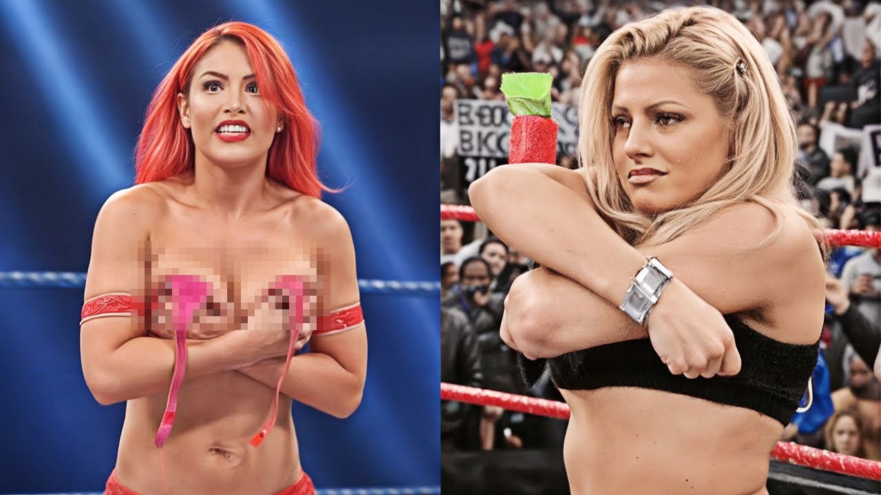 9 Female Wrestlers Embarrassing Moments in WWE