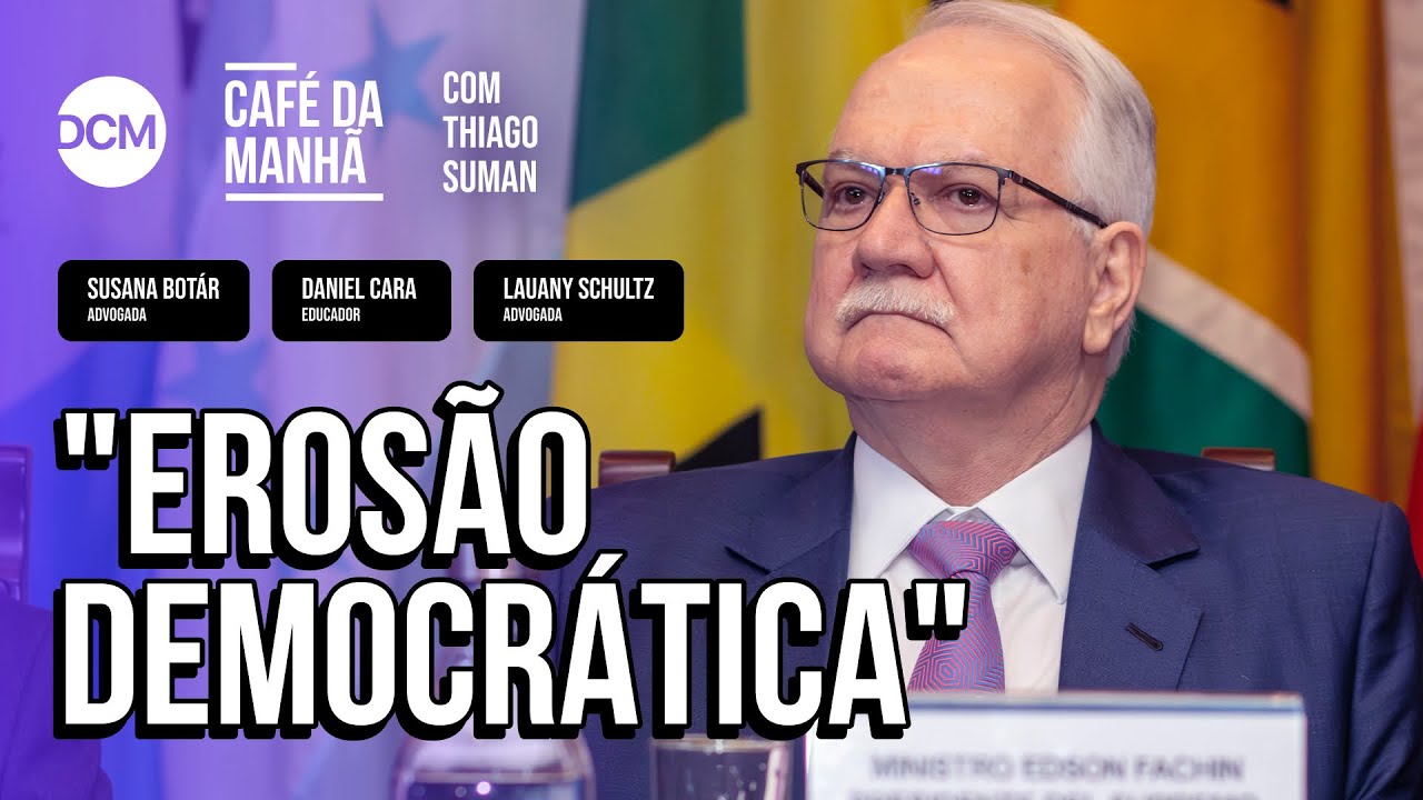 Fachin fala em “erosão democrática” e critica perseguição a ministros do STF; Lula vai ao Panamá