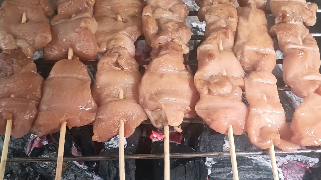 Chicken inihaw for lunch