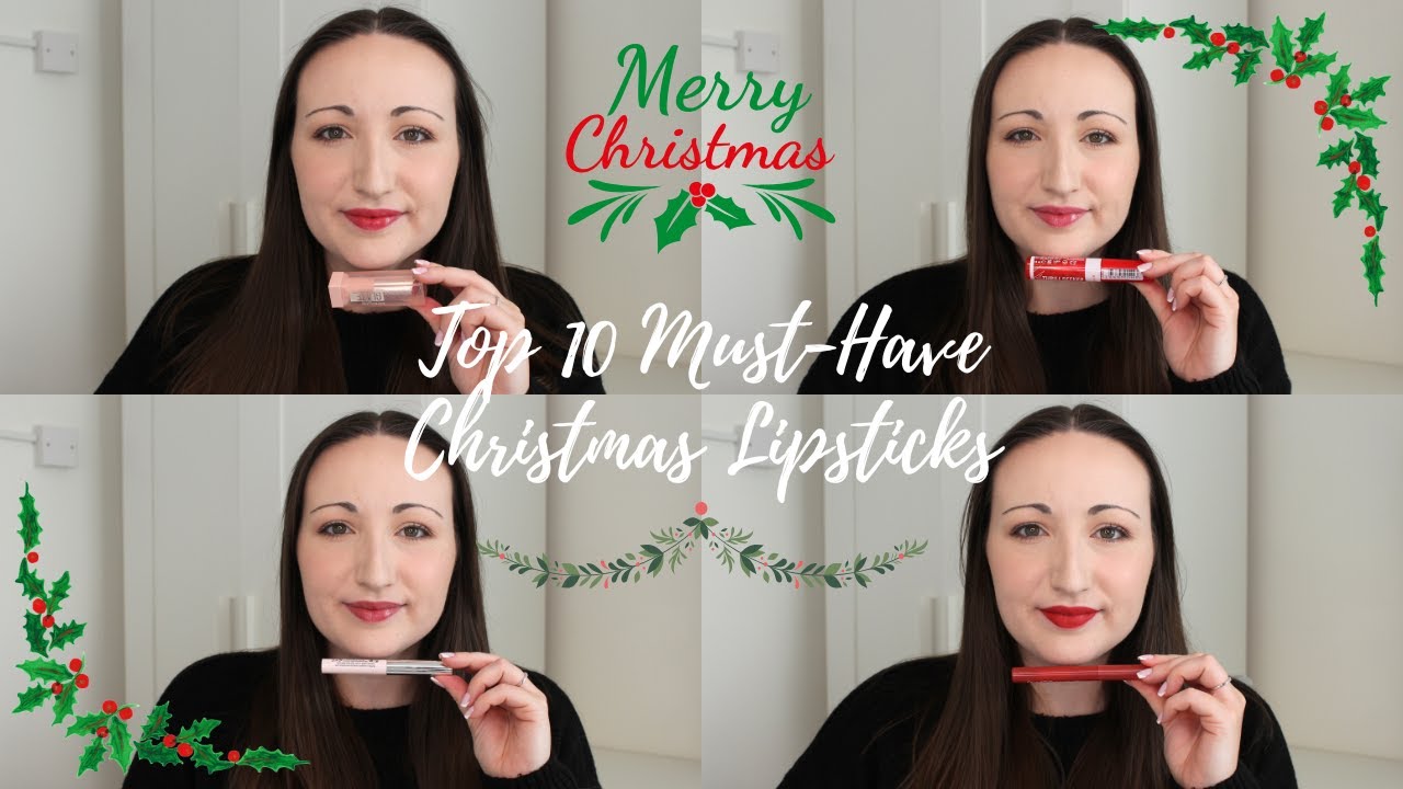 Top 10 Must-Have Christmas Lipsticks 2025 | Festive Makeup Favourites