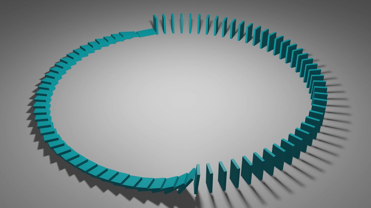 Blender domino tutorial for beginners || İn Eevee ||