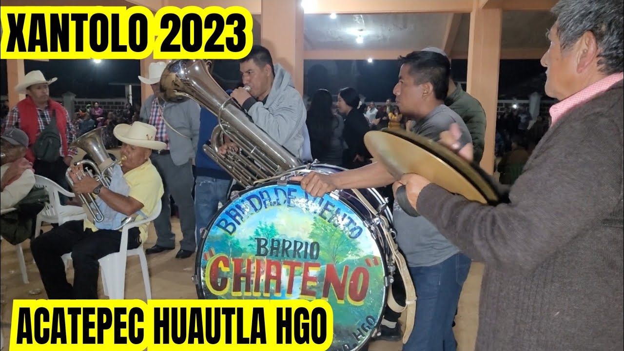BANDA DE VIENTO CHIATENO DE ACATEPEC HUAUTLA HIDALGO 2023