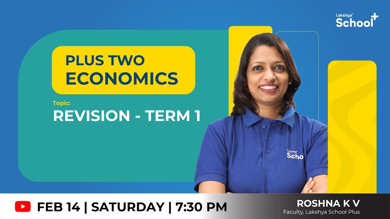 Plus Two  Economics | REVISION TERM 1 |
