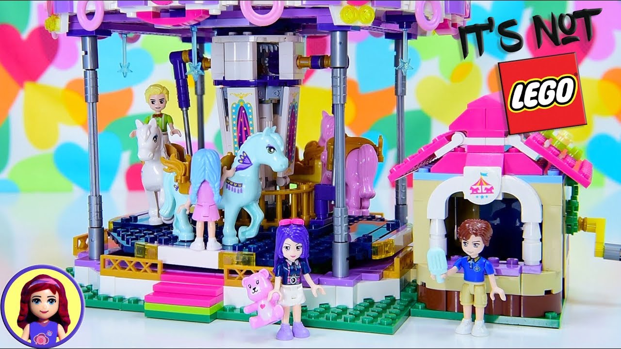 Building a 'Not Lego' Set 😱 Carousel Brick Set by Enlighten Bricks - Build & Review