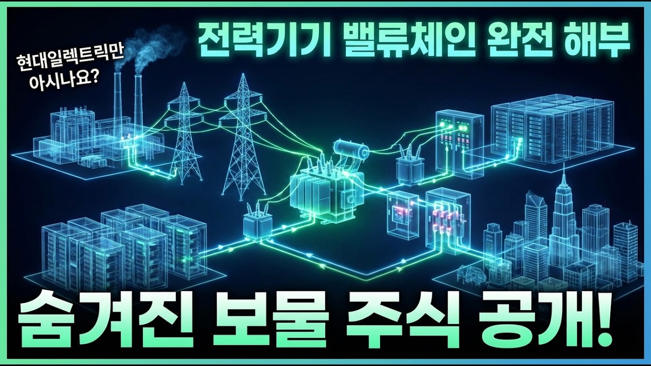 전력기기 밸류체인 한 장 정리｜전선&middot;변압기&middot;차단기까지