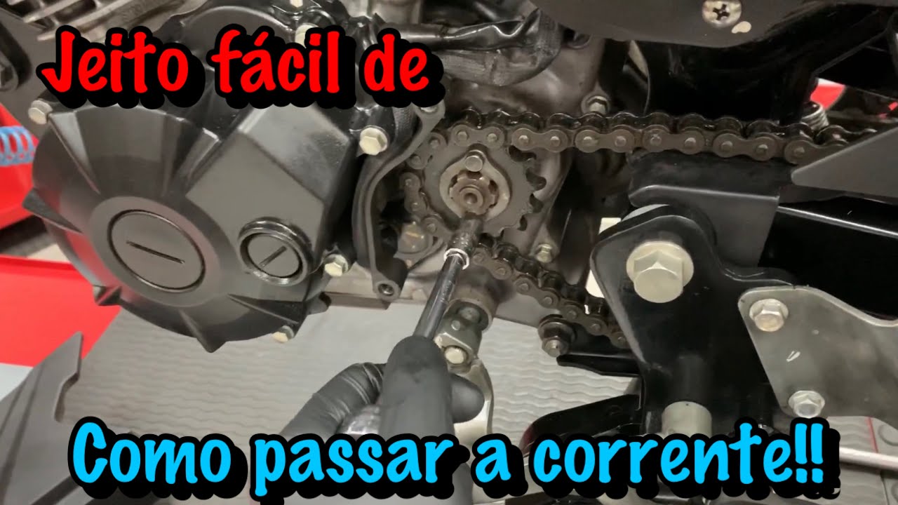 COMO TROCAR A KIT RELAÇÃO DA SUA MOTO