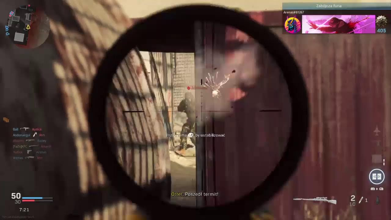 Warzone powr&oacute;t do kozeni
