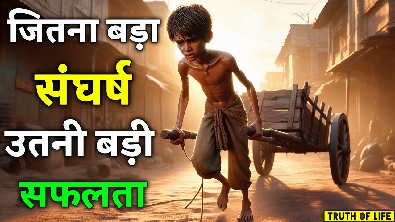 जितना बड़ा संघर्ष, उतनी बड़ी सफलता | Motivational Story in Hindi | Hard Work Success Story #trending