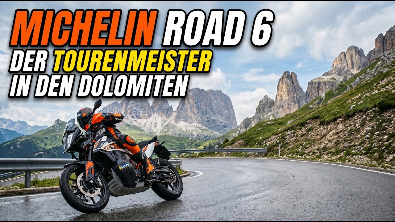 Michelin Road 6 Test auf KTM 890 SMT: Der Tourenmeister in den Dolomiten