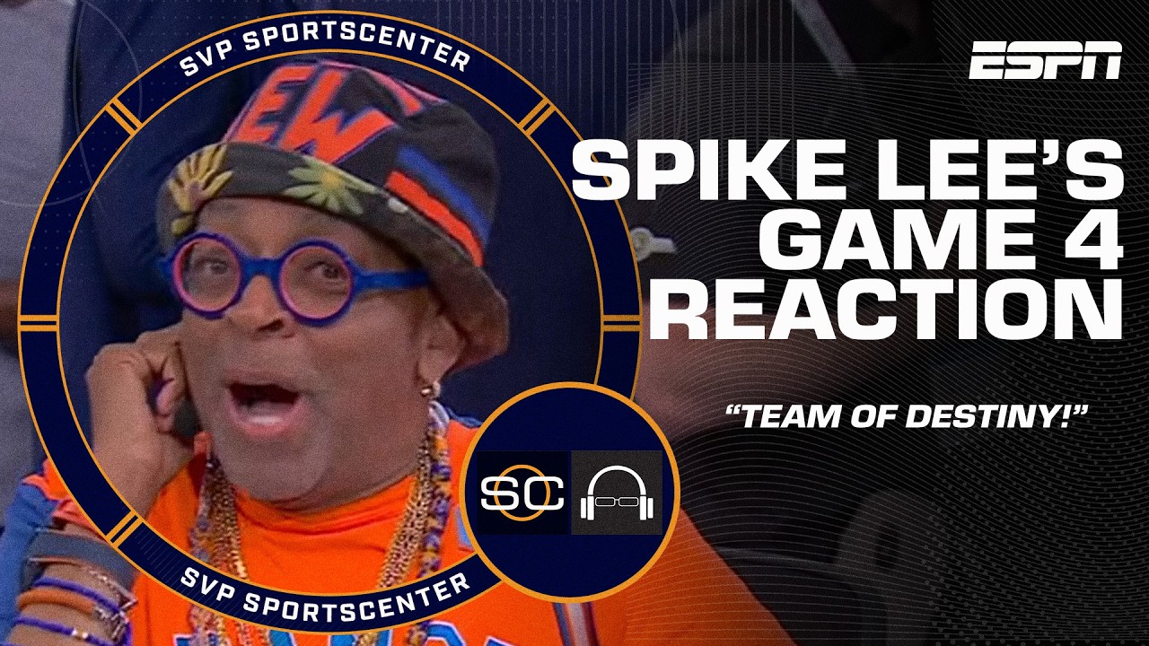 TEAM OF DESTINY 🤩 Spike Lee is ECSTATIC after the Knicks' EPIC GAME 4 COMEBACK 😅 | SC with SVP