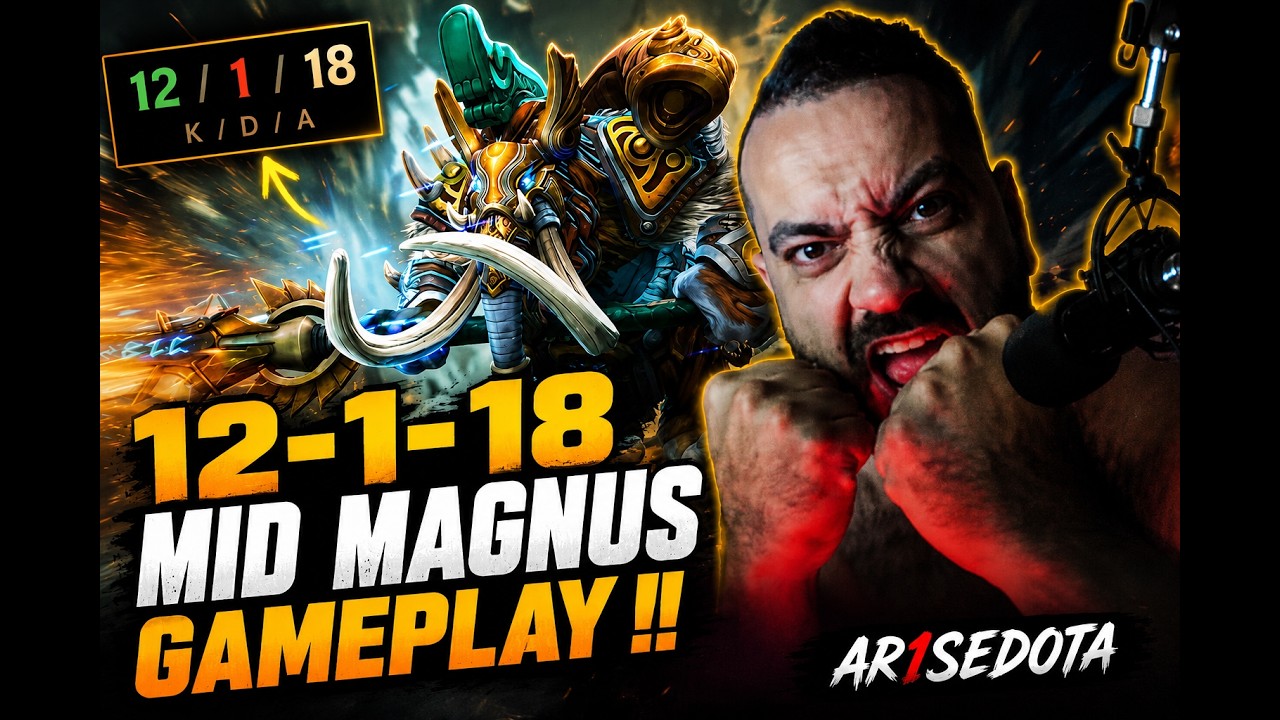 Ar1se Magnus против Lina на миде: полный гайд по линии и геймплей 🗺️Dota 2 !!