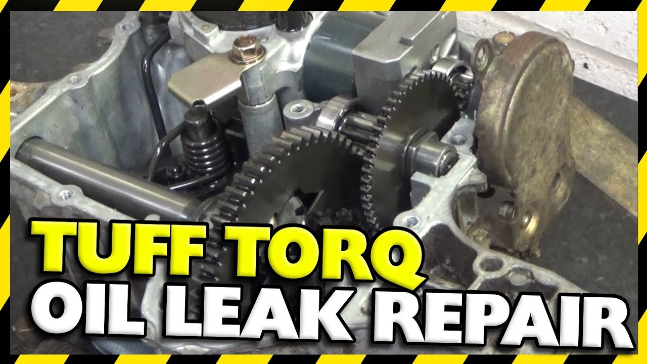 Tuff Torq Gearbox Oil Leak Repair | K61 Hydrostatic John Deere