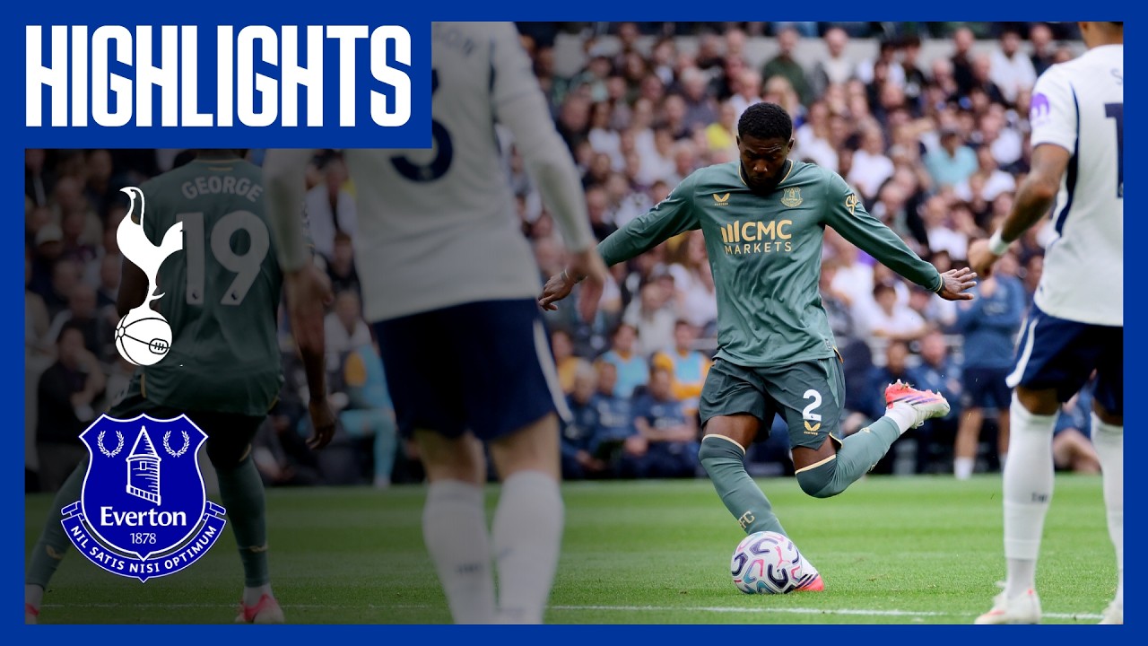 TOTTENHAM v EVERTON | Premier League highlights