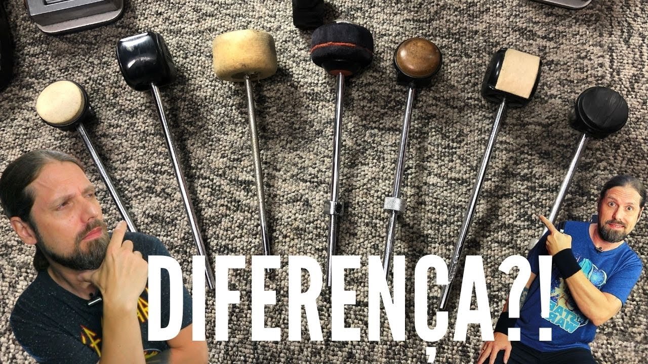 Batedores de Bumbo - Será que dá diferença no Som?!