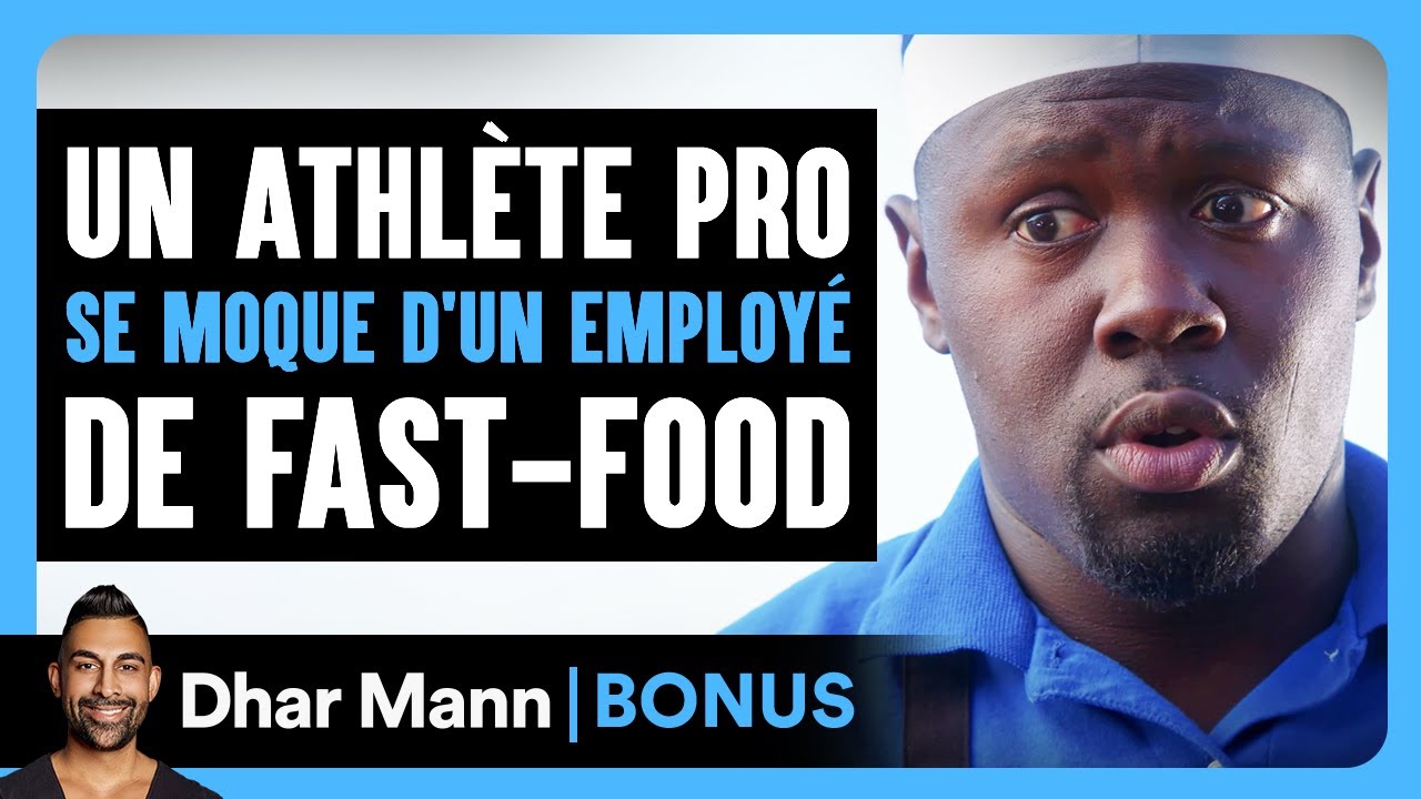 Un Athlète Pro  Se Moque D'un Employé De Fast-Food | Dhar Mann Studios